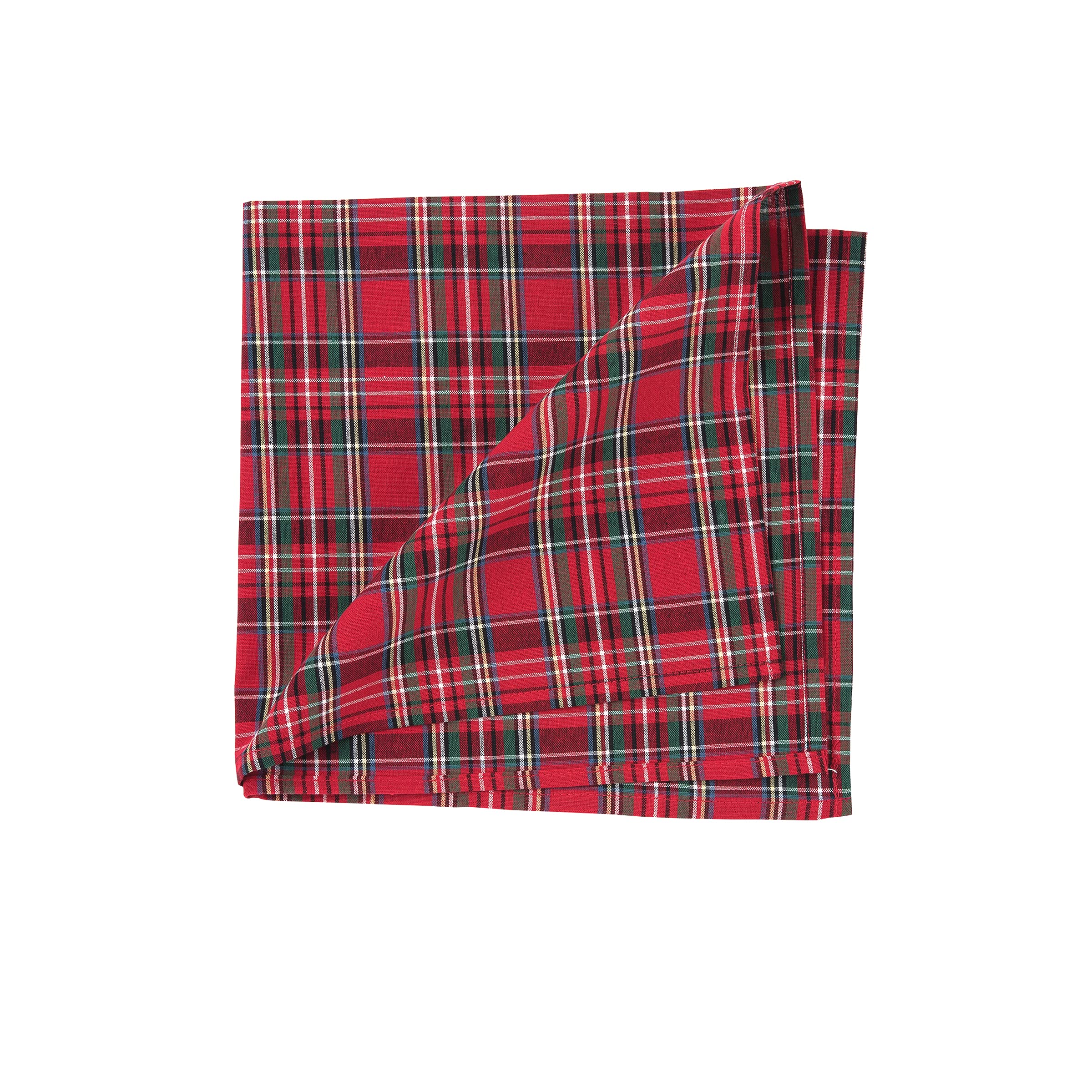 C&F Home Red Plaid Cotton Napkin Set - 18x18 Inch Machine Washable Kitchen & Dining Napkins - Perfect for Everyday Meals, Parties, and Holiday Gatherings