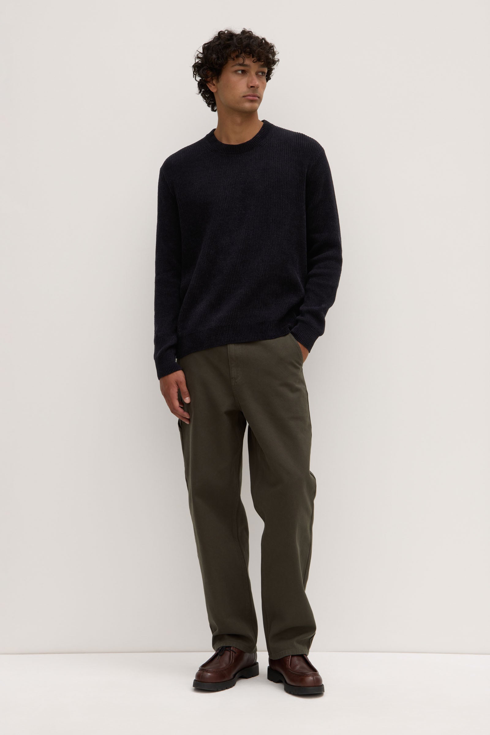 Tay Crew Neck Knit Sweater for Women - Soft Casual Pullover for Fall & Winter - Perfect for Office, Date Night & Cozy Weekends