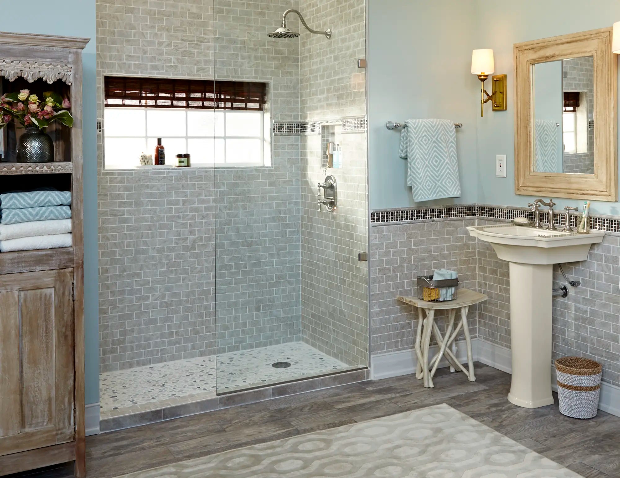 Estate® 4 Inch Centerset Pedestal Sink Top - Premium Bathroom Vanity Faucet for Modern & Traditional Homes | Perfect for Small Bathrooms, Powder Rooms & Guest Baths