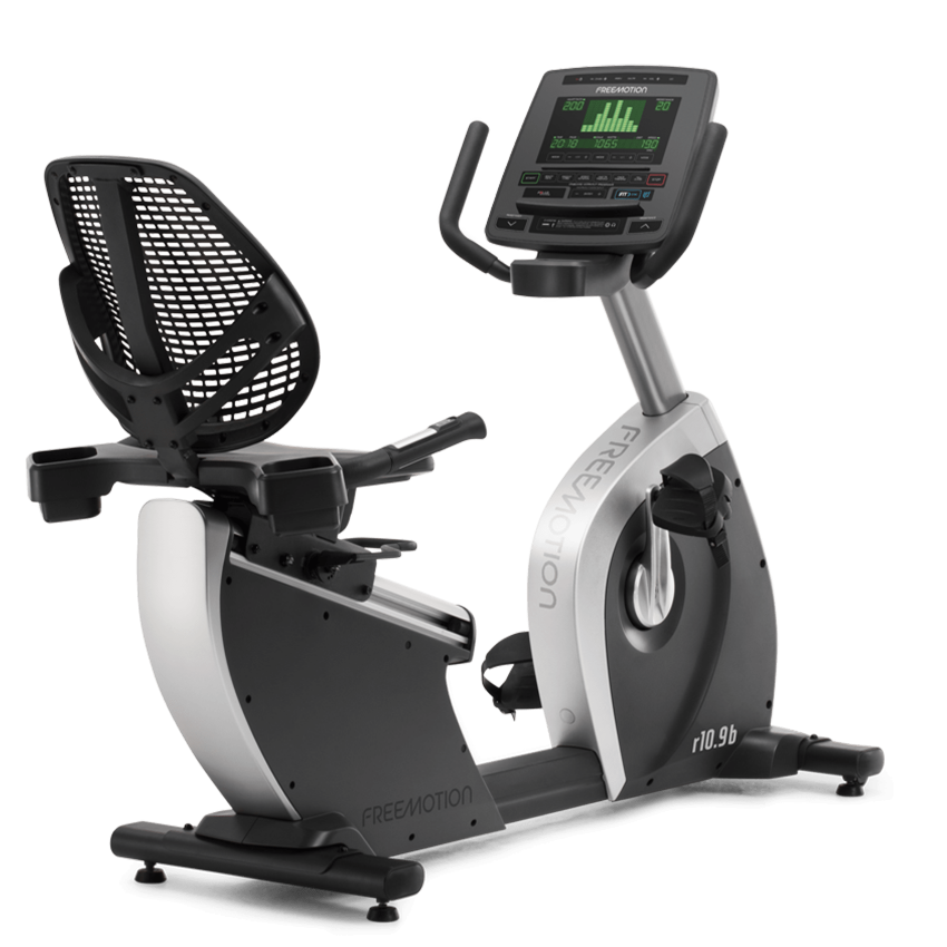FreeMotion r10.9b Recumbent Exercise Bike for Home Gym - Low Impact Cardio Workout for Seniors & Rehabilitation | Compact Design with Adjustable Seat