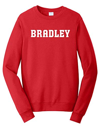 Block Crewneck Red