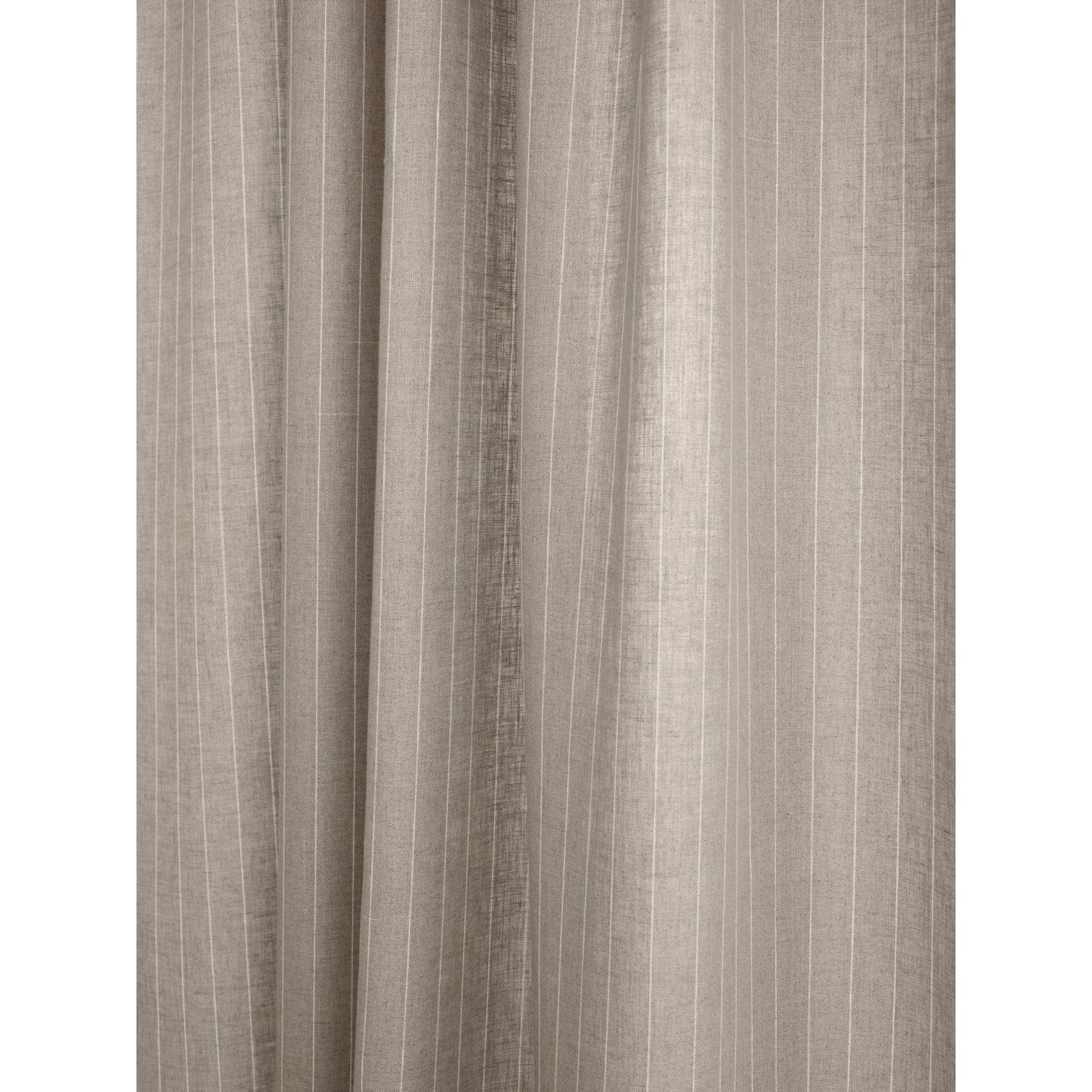 Stylish Pinstripe Curtains for Living Room & Bedroom - Black & White Striped Window Drapes for Home Decor