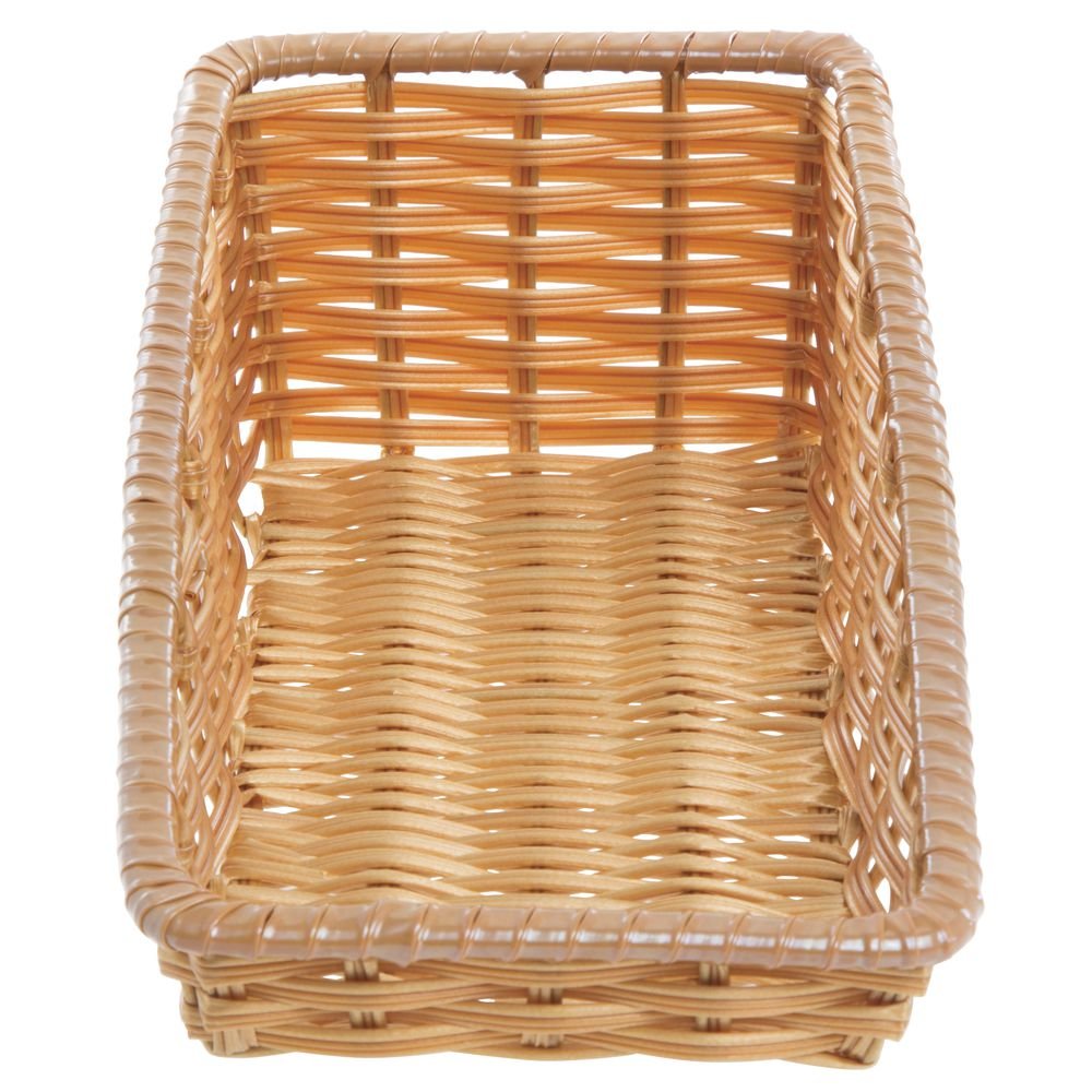 HUBERT Woven Storage Basket with Tapered Front - 7.5