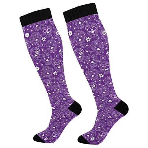 Day Dead Sugar Skull Purple