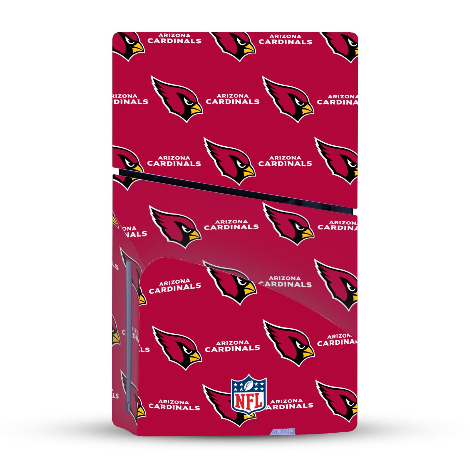 Official NFL Arizona Cardinals Vinyl Sticker for PS5 Slim/PRO - Gaming Console Decal