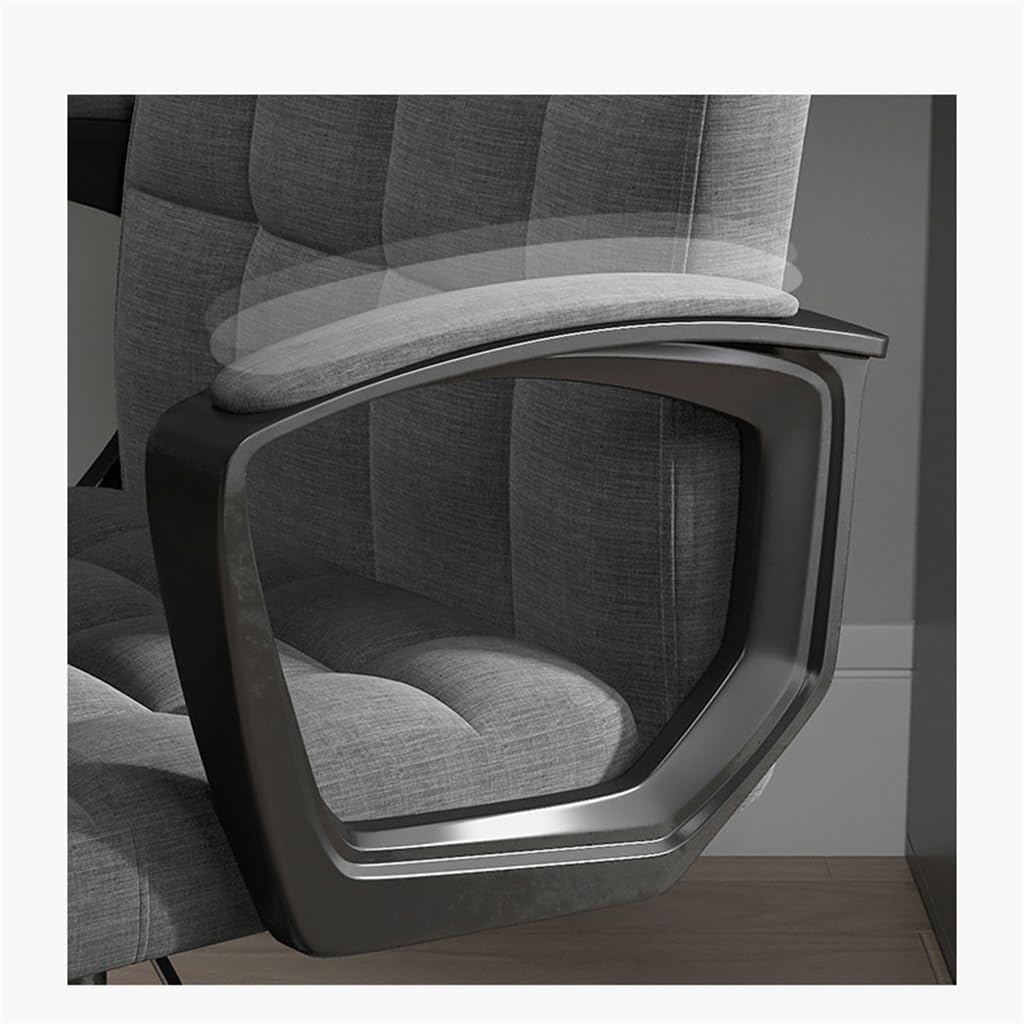 Ergonomic Office Chair - Adjustable Computer Desk Chair with Lumbar Support for Home & Gaming - Comfortable Mesh Back & Padded Seat for Long Hours of Work or Mahjong Sessions