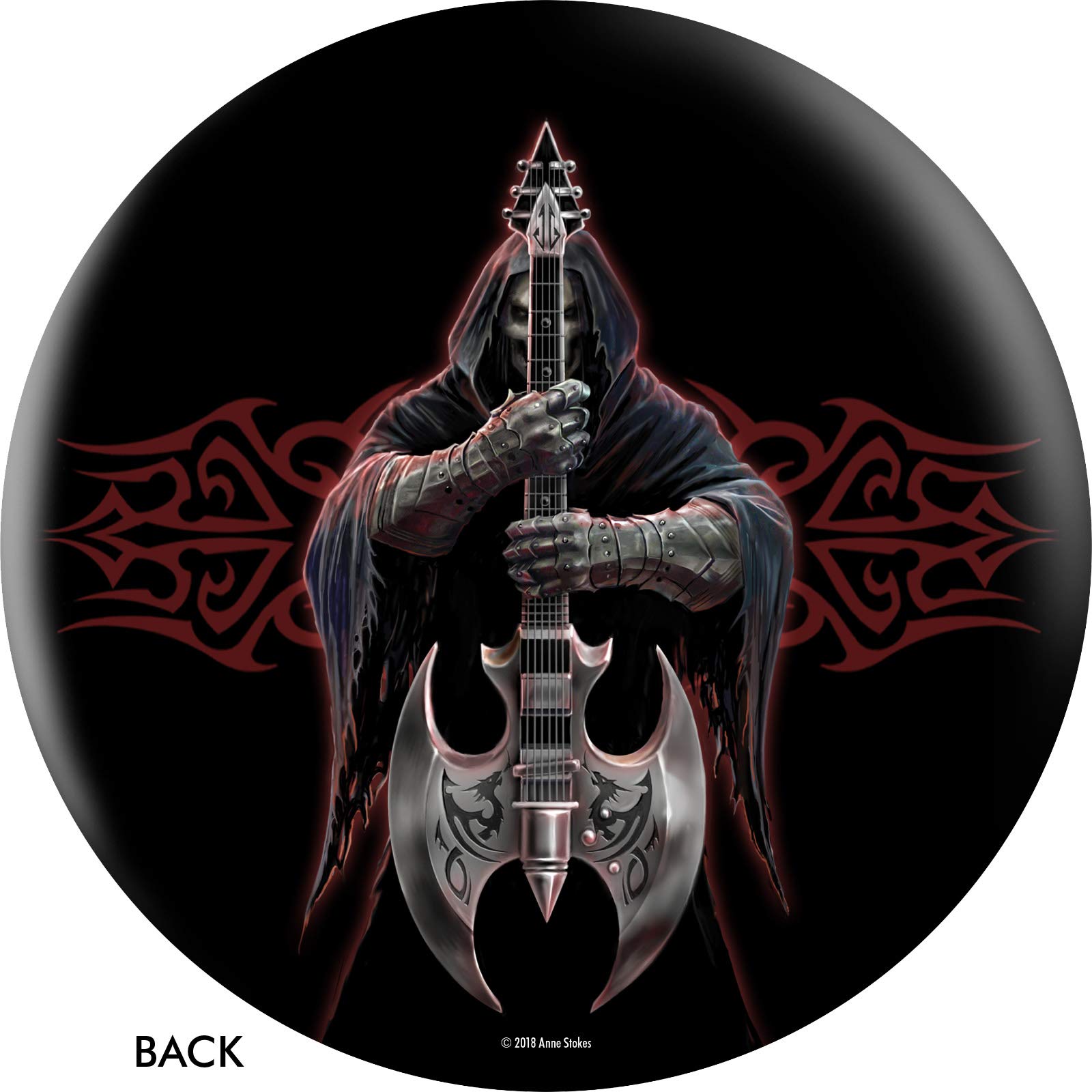Anne Stokes Rock God Bowling Ball - Premium 15lb Bowling Ball for Men & Women - Perfect for League Play, Tournaments & Casual Bowling