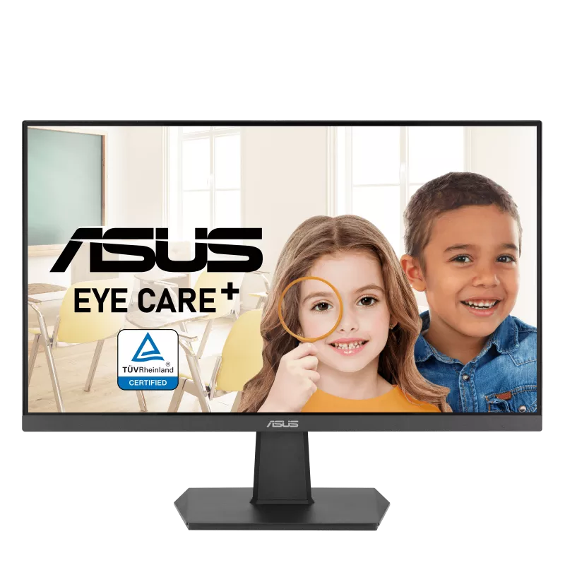 ASUS VA24ECE 23.8 Inch Full HD 75Hz IPS Monitor - Ultra-Thin Bezel, Eye Care Technology for Home Office, Gaming & Entertainment
