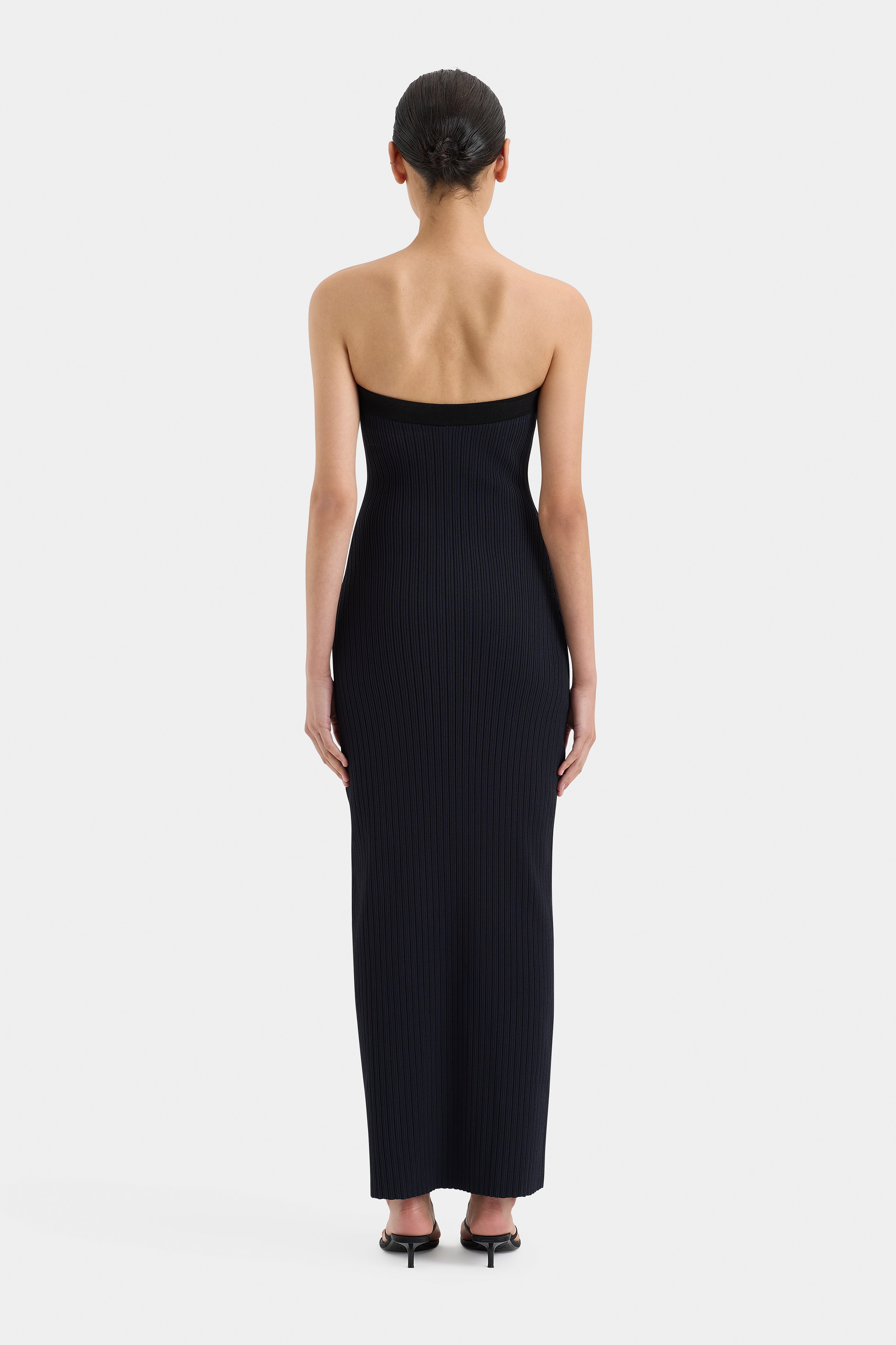 Arlo Strapless Midi Dress for Women - Elegant Bodycon Cocktail Party Dress | Perfect for Weddings, Date Nights & Summer Events