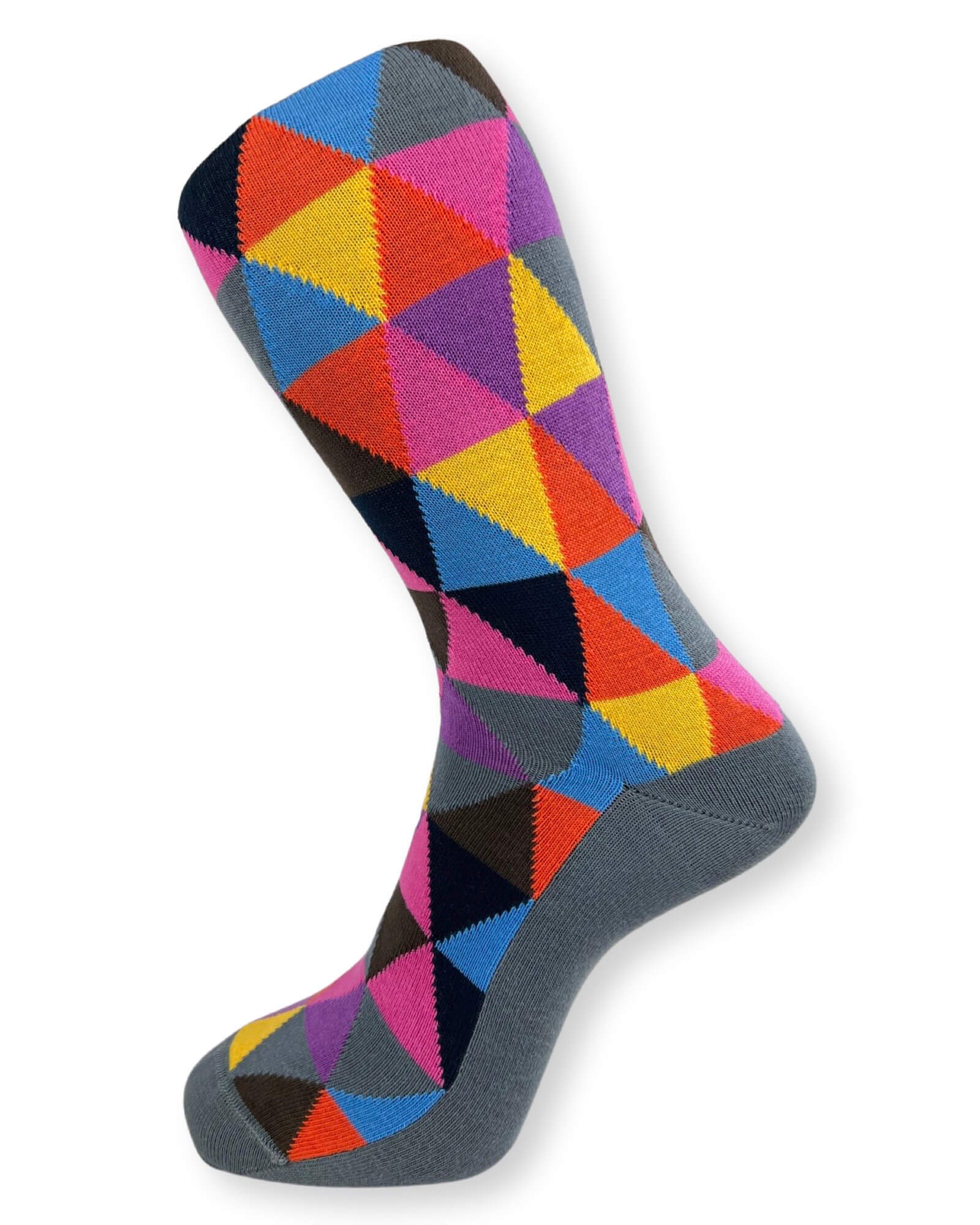 DÉCLIC Tri Socks - 3 Pack Assorted Color No Show Socks for Men & Women - Comfortable Breathable Invisible Socks for Running, Sports & Daily Wear