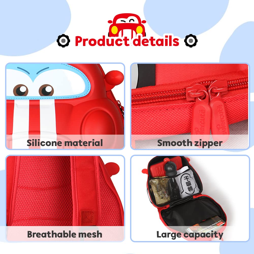 Super Cute Waterproof Kids Backpack for 3-8 Year Old Boys & Girls - Durable Toddler Travel Backpack for School, Daycare & Outdoor Adventures