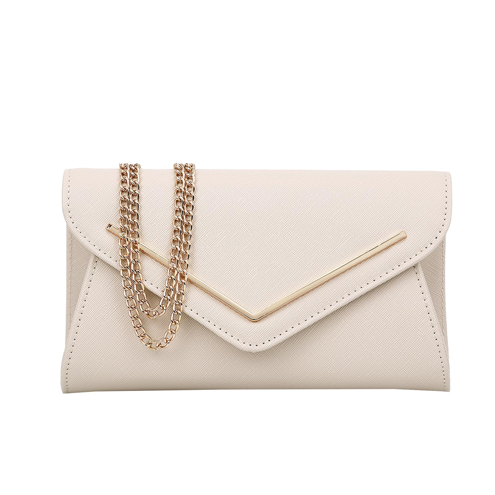Elegant Women's Clutch Purse for Evening, Formal & Wedding Events - Classic Envelope Handbag with Adjustable Shoulder Strap | Perfect for Prom, Party & Special Occasions