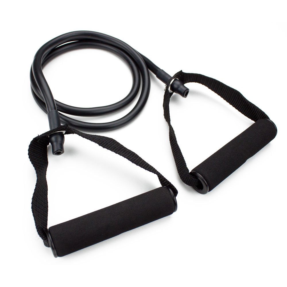 Medium Tension 4 Foot Long Exercise Resistance Band - Choose Your Color! Perfect for Home Workouts, Yoga, Pilates & Physical Therapy