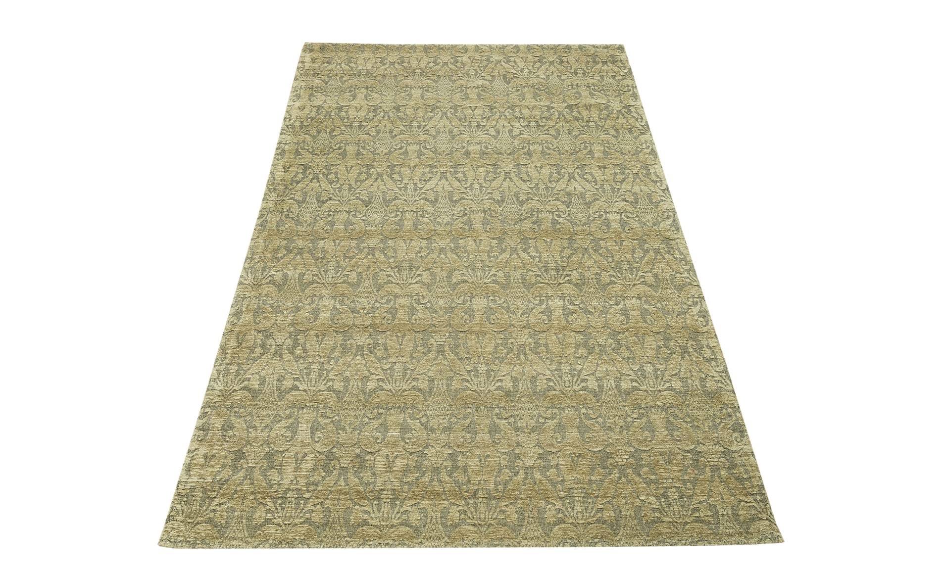 Premium Handmade Wool Non-Slip Area Rug - Distressed Vintage Accent Rug for Living Room, Bedroom & Home Decor | Soft Floor Carpet with Anti-Skid Backing | Perfect for Cozy Spaces, Home Staging & Interior Design (Pattern 7)