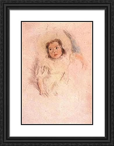 Black Ornate Wood Frame with Double Matting
