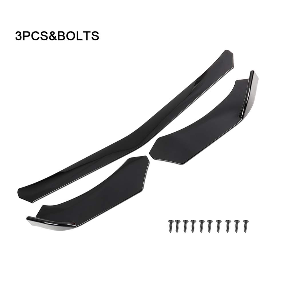 Universal Front Bumper Lip Spoiler Kit - Compatible with Honda, BMW, Audi, Nissan, Infiniti & Chevrolet - Enhance Your Car's Aerodynamics & Style for Street Racing & Custom Builds