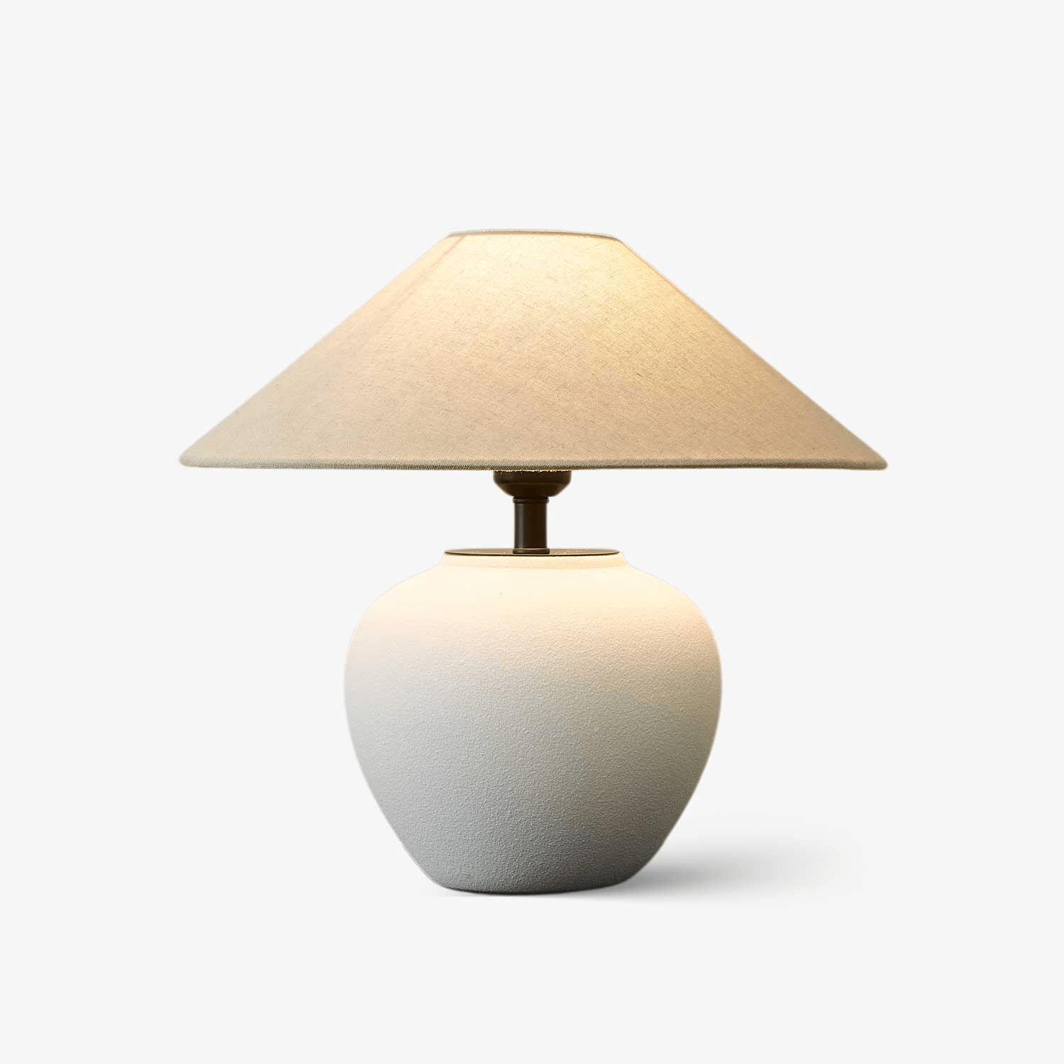 Erison Ceramic Table Lamp - Modern Home Decor for Living Room, Bedroom & Office - Stylish Lighting for Relaxation & Ambience