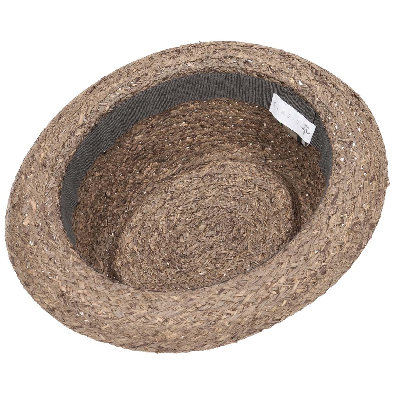 Lierys Women's Burney Porkpie Raffia Straw Hat - Summer Beach Sun Hat for Outdoor Activities, Travel, and Casual Wear