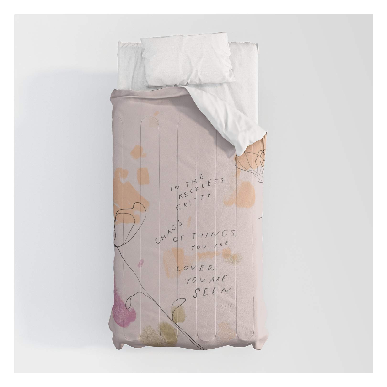Morgan Harper Nichols - In The Reckless Gritty Chaos of Things, You Are Loved, You Are Seen | Inspirational Wall Art for Home & Office Decor