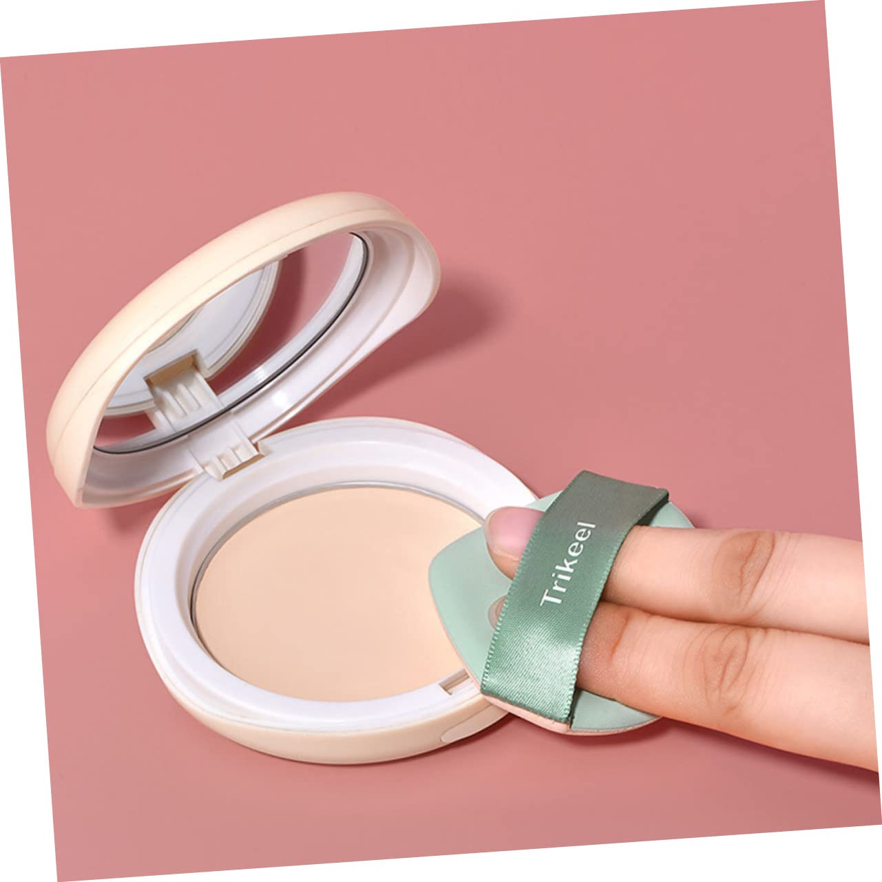 Beavorty 6 Pcs Makeup Sponge Set - Wet/Dry Powder Puff for Foundation & Loose Powder | Travel & Daily Use