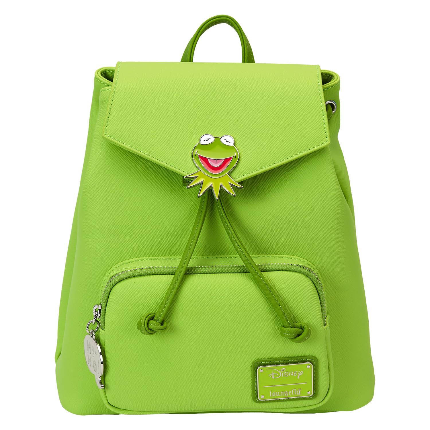 Disney The Muppets Kermit The Frog Mini Backpack by Loungefly - Cute Small Crossbody Bag for Women, Girls, Disney Fans - Perfect for Theme Parks, Travel, School & Everyday Use