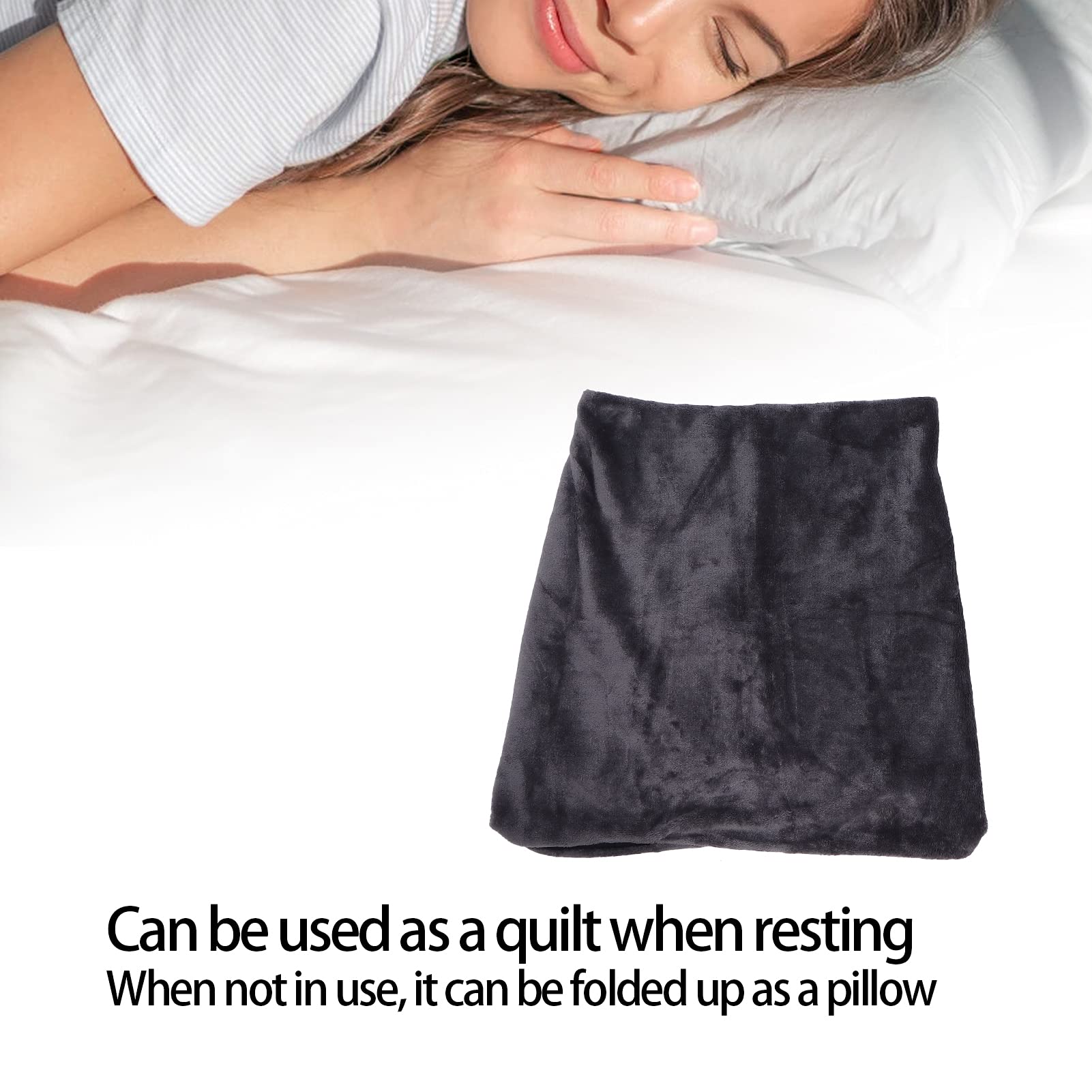 Electric Heated Blanket - Soft USB-Powered Heating Throw for Couch, Bed & Office - Cozy Heated Shawl & Shoulder Warmer - Perfect for Home, Travel & Winter Relaxation