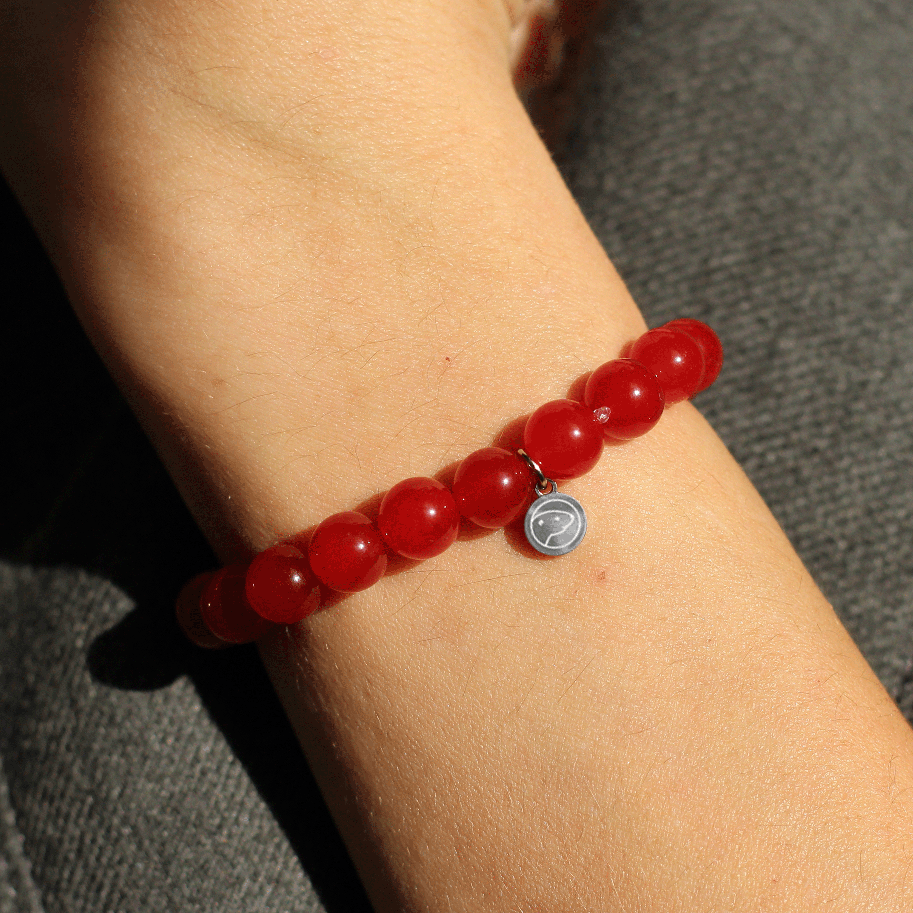 Natural Carnelian Beaded Bracelet for Women - Healing Stone Jewelry for Energy & Confidence - Perfect for Meditation, Yoga & Everyday Wear