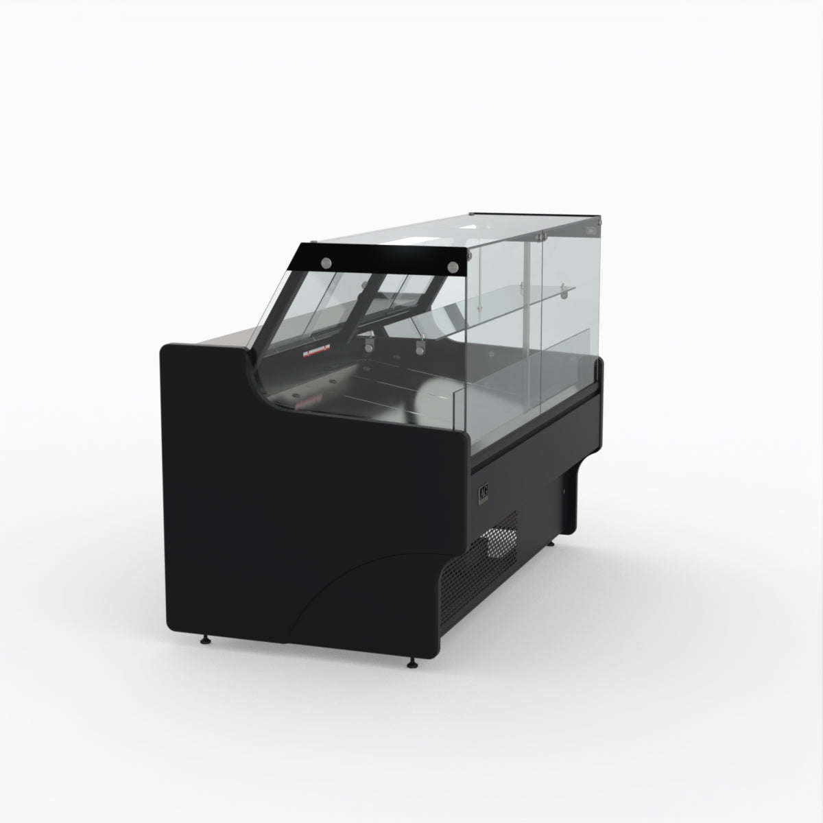 1.5 Meter Deli Showcase Glass Display Case - Commercial Refrigerated Food Display for Bakery, Deli, and Supermarket Use