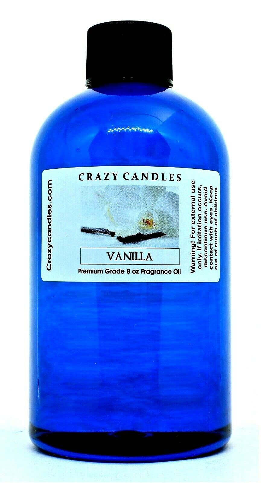 Premium 8oz Vanilla Scented Candle Bottle (237ml) - Long-Lasting Fragrance Oil for Home, Office & Relaxation - Perfect for Aromatherapy, Gifts & Decor