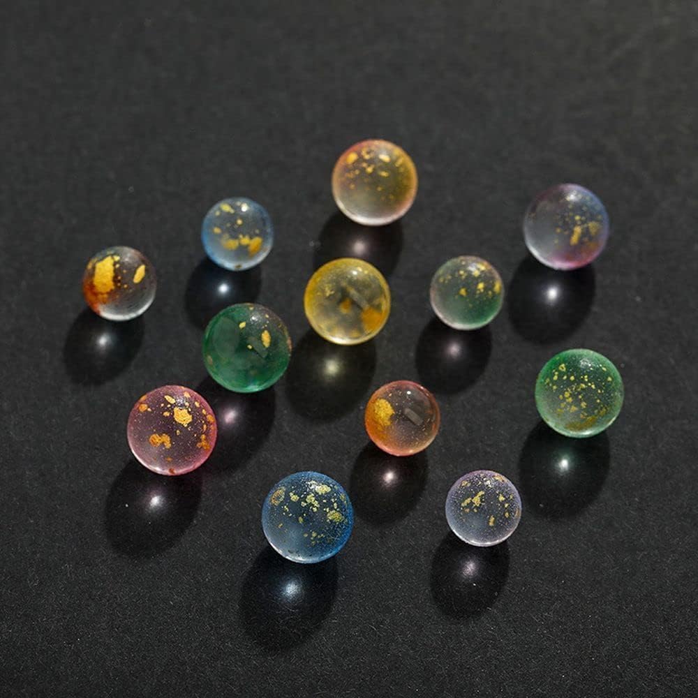 20pcs Purple Glow in the Dark Glass Marbles - 12mm Luminous Glass Balls for Vase Filler, Fish Tank Decor, DIY Jewelry Making, Home Decoration & Aquarium Thematic Ornaments - Perfect for Party Favors, Wedding Centerpieces and Kids Sensory Play