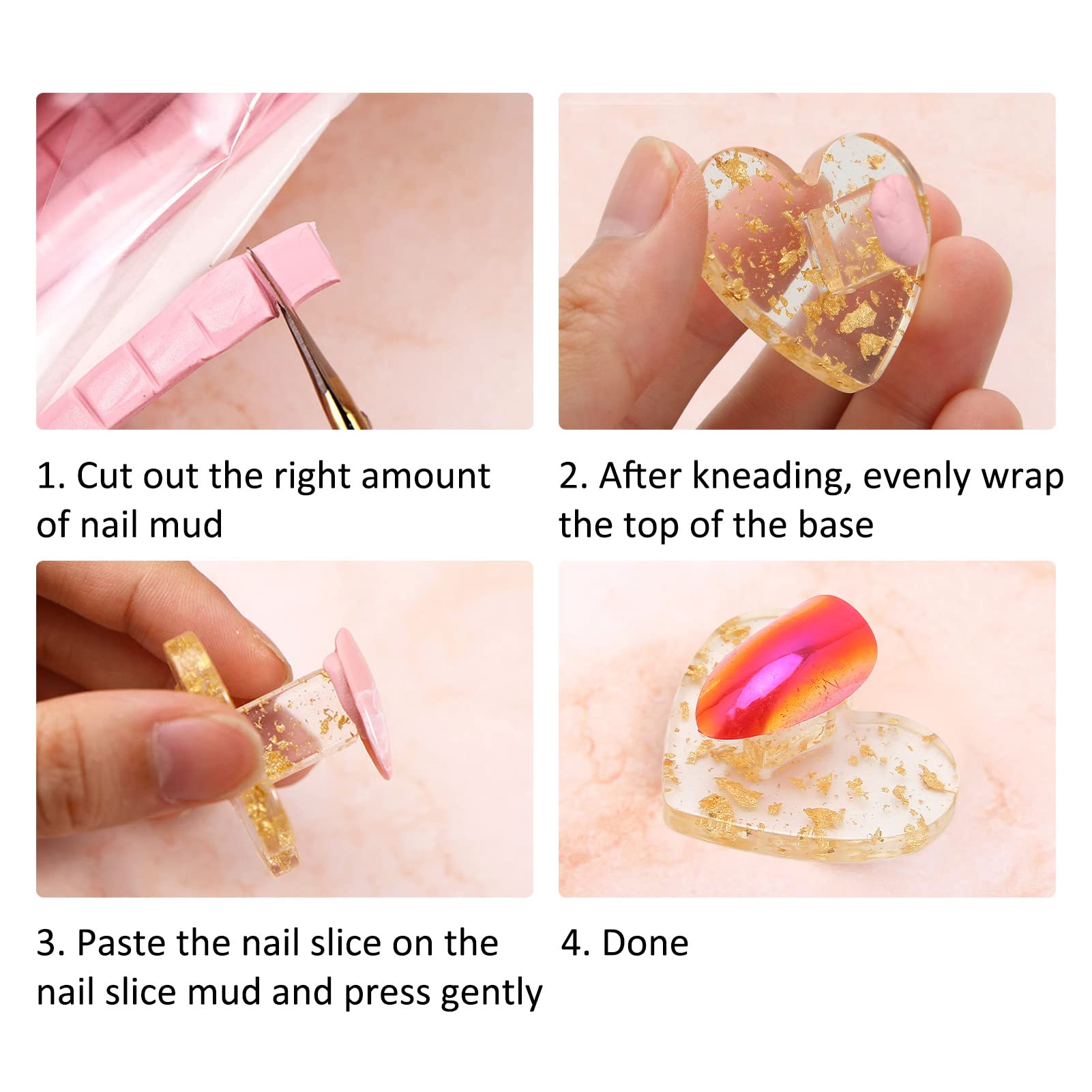 Portable Nail Tip Holder Stand - Professional Nail Art Tool with Exquisite Design for Home & Salon Use | Perfect for DIY Manicures, Nail Extensions & Nail Art Practice