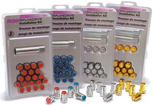 McGard 65554CN Chrome SplineDrive Wheel Installation Kit - M12 x 1.25 Thread Size for 5 Lug Wheels | Secure Wheel Locks for Cars, Trucks & SUVs | Anti-Theft Protection for Parking & Travel