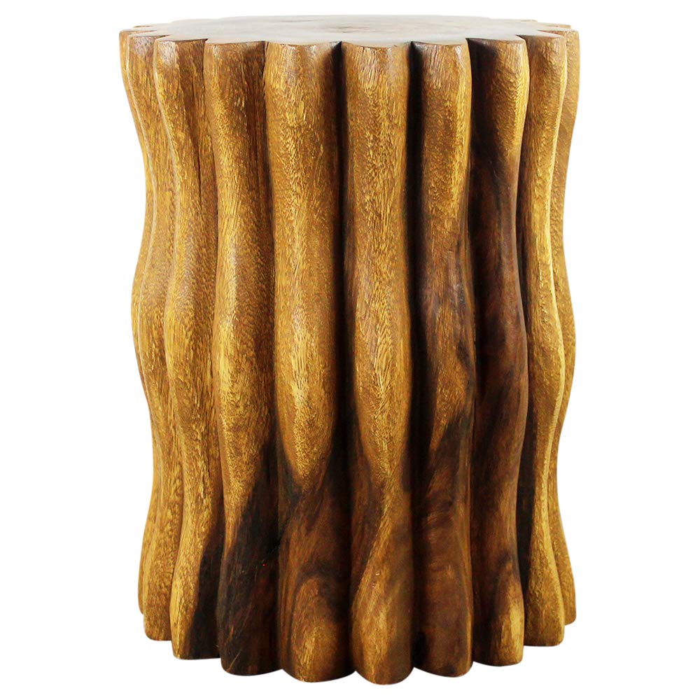 Haussmann® Wood Stump End Table - Natural Mangrove Root Side Table 15