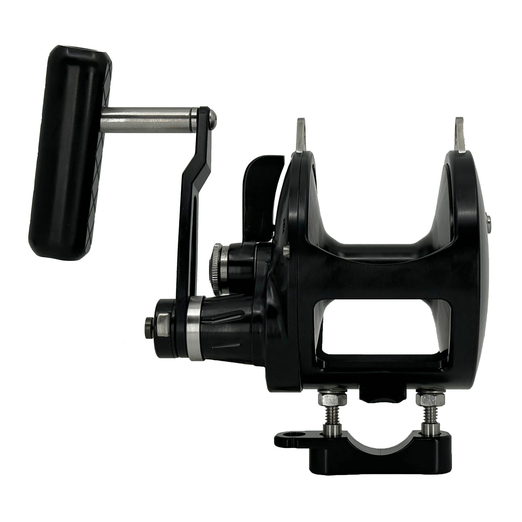 Accurate Valiant Matte Black Lever Drag Fishing Reel - Saltwater & Freshwater Fishing Gear for Offshore, Inshore, and Surf Casting
