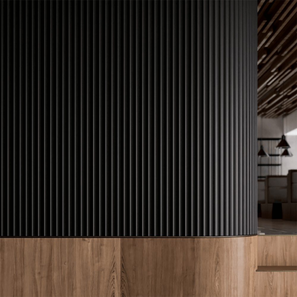 WOODFLEX White Primed Flexible Wave 30 - 2700mm x 600mm Waterproof MDF Wall Panel for Bathroom, Kitchen & Home Decoration