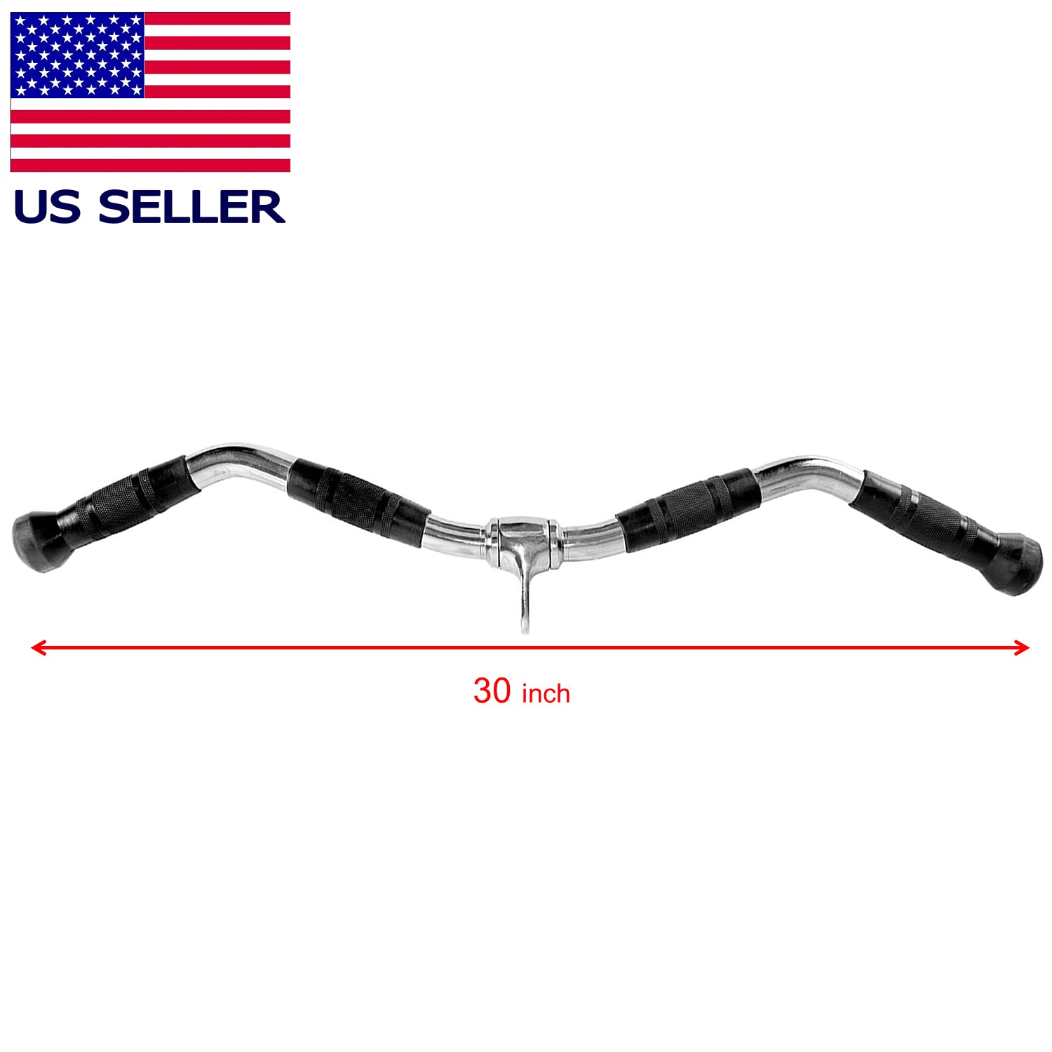 FITNESS MANIAC Tricep Press Down Cable Attachment Set - 5-in-1 Gym Equipment with Double D Handle, V-Bar, Rotating Straight Bar, D-Handle & Hooks for Home & Commercial Workouts | Strength Training & Arm Toning Accessory