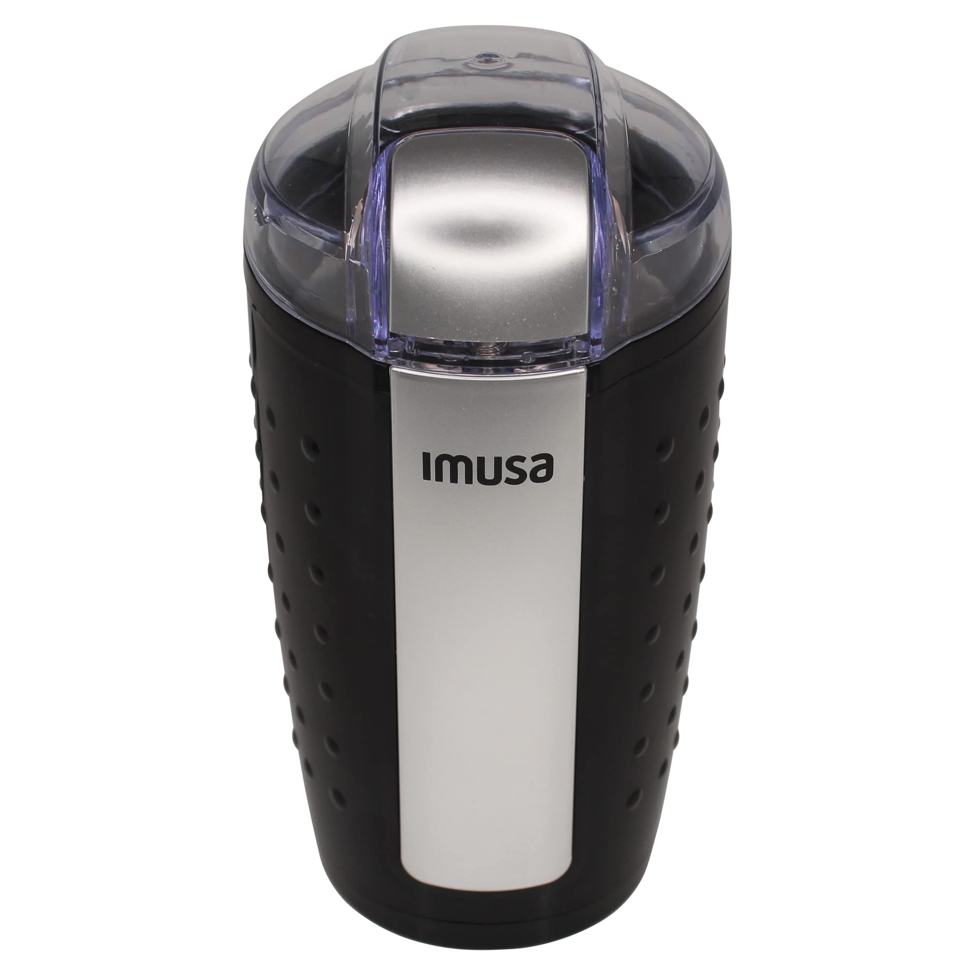 IMUSA 3oz Electric Coffee Grinder & Spice Grinder - Compact Black Blender for Fresh Ground Coffee, Herbs & Spices - Perfect for Home, Office & Travel Use