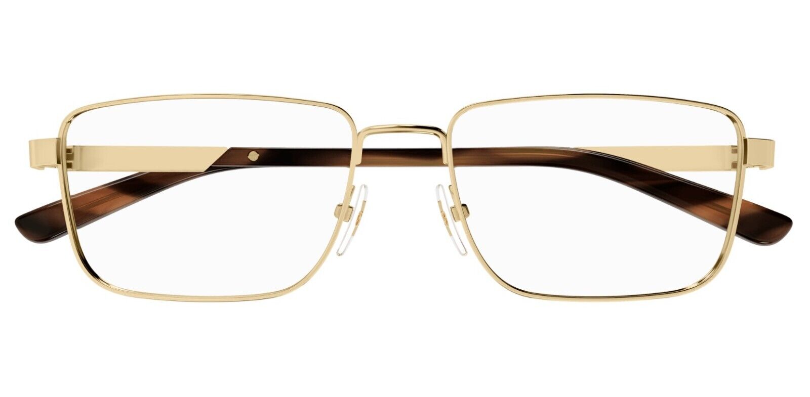 Gucci GG1291O 002 Gold Narrow Rectangular Men's Eyeglasses - Premium Designer Sunglasses for Men | Perfect for Fashion, Business & Outdoor Activities