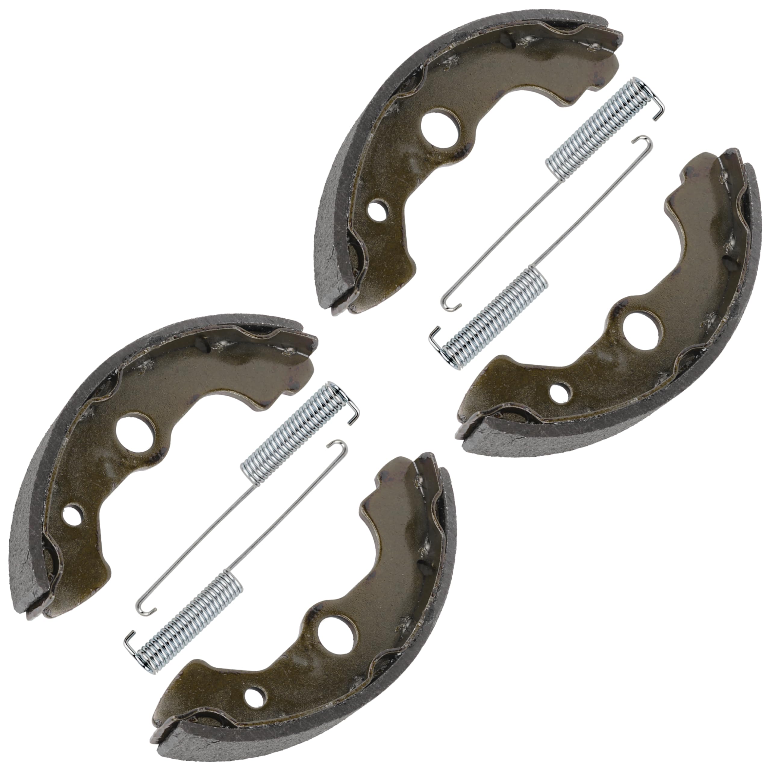 Caltric Front Brake Shoes for Honda TRX350TE TRX-350TE TRX350TE Rancher 350 ES 2000-2006 - Replacement Brake Pads for ATV & Off-Road Vehicles - Perfect for Trail Riding, Hunting & Farm Work