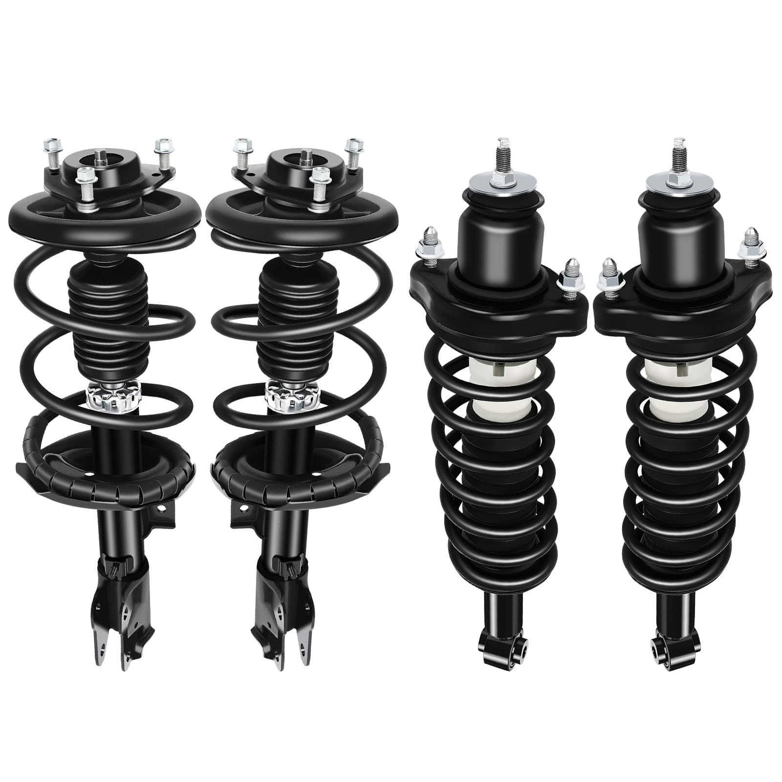SCITOO 4Pcs Complete Strut and Shock Assembly for Mitsubishi Lancer 172356 - Front & Rear Shock Absorbers Replacement - Perfect for Smooth Ride & Enhanced Vehicle Stability