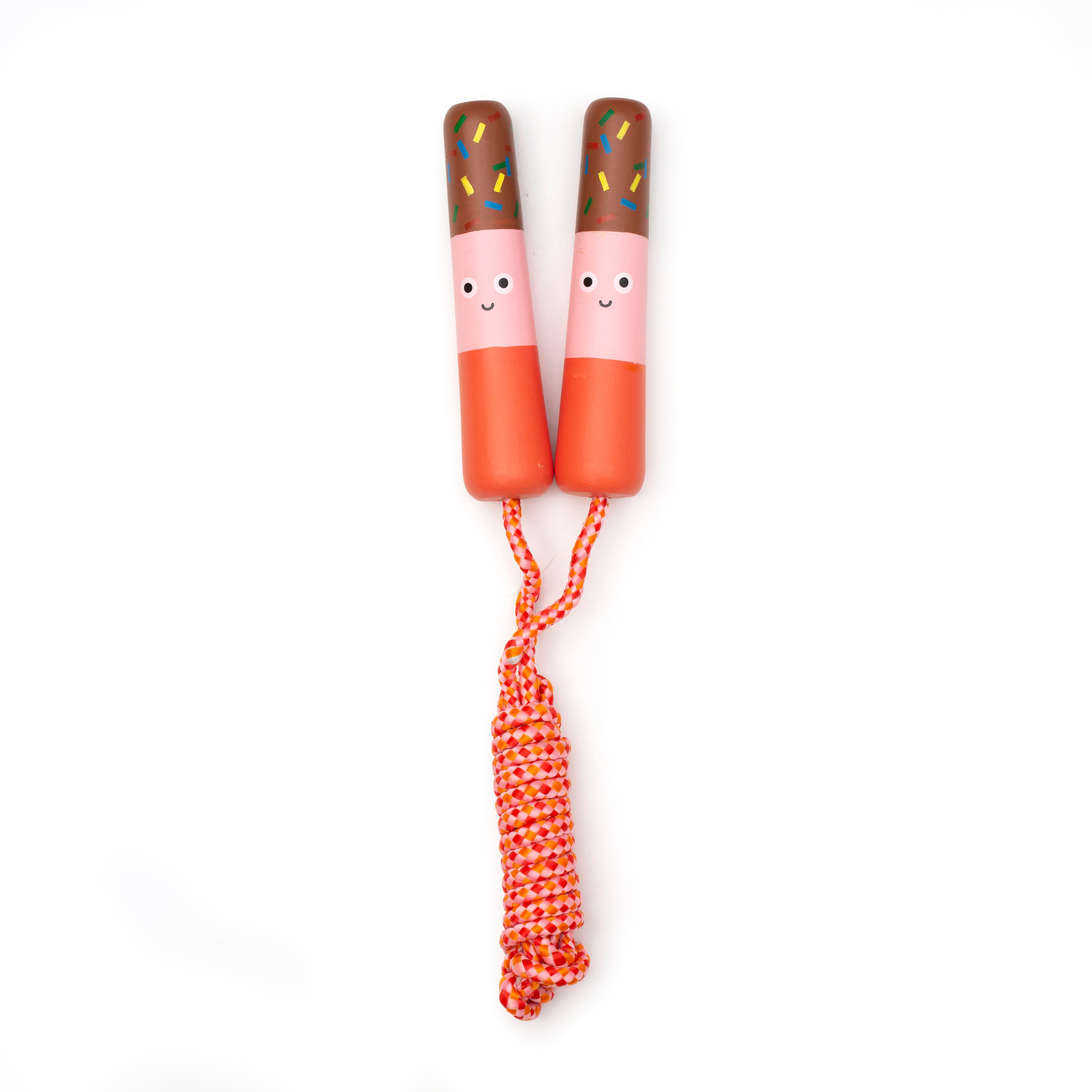 Kidoki Popsicle-Themed Jump Rope for Kids - Fun Colorful Skipping Rope for Outdoor Play, Exercise, and Backyard Games