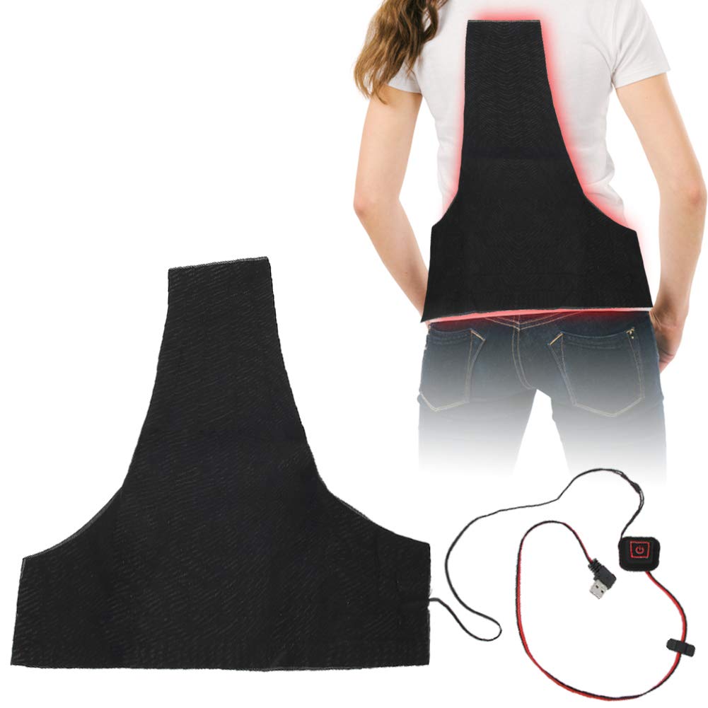 Vbestlife USB Heated Clothing Kit - Electric Heating Pad for Back, Winter Warmth with Alloy Fiber, Waterproof & Washable, Adjustable Temperature - Perfect for Outdoor Activities, Office, and Home Use