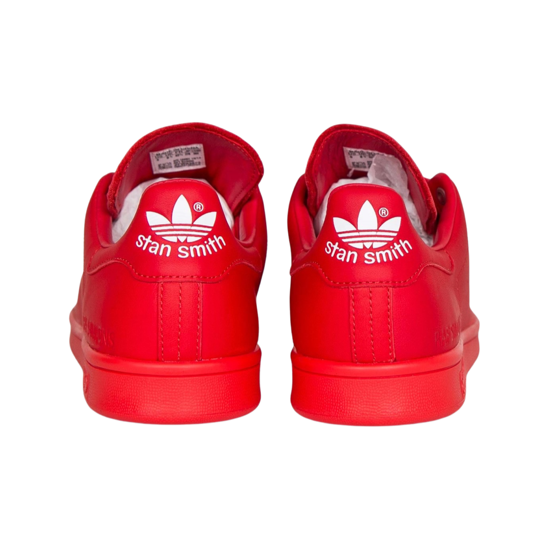 Raf Simons x Stan Smith Red Sneakers - Men's Fashion Shoes for Casual Wear & Street Style