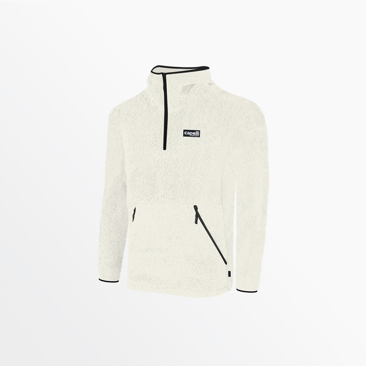 Men's & Women's Quarter Zip Sherpa Hoodie - Soft Fleece Pullover for Winter & Fall - Cozy Outdoor & Indoor Wear