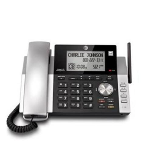 AT&T CL84215 Plus (2) CL80115 DECT 6.0 Corded/Cordless Phone with Caller ID, Full Duplex Handset & Base Speakerphone - Ideal for Home Office, Business & Elderly Use
