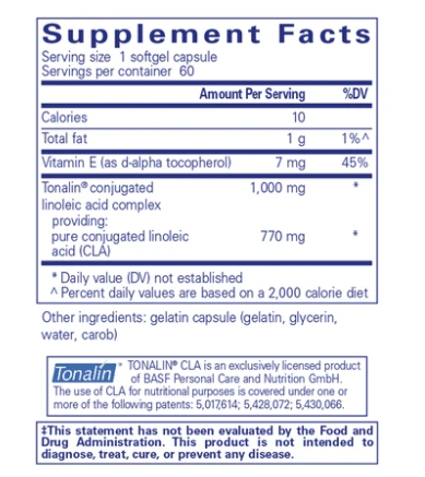 Premium CLA (Conjugated Linoleic Acid) 1000mg Softgels - Natural Weight Management & Muscle Support Supplement for Men & Women - Ideal for Fitness, Bodybuilding & Healthy Lifestyle