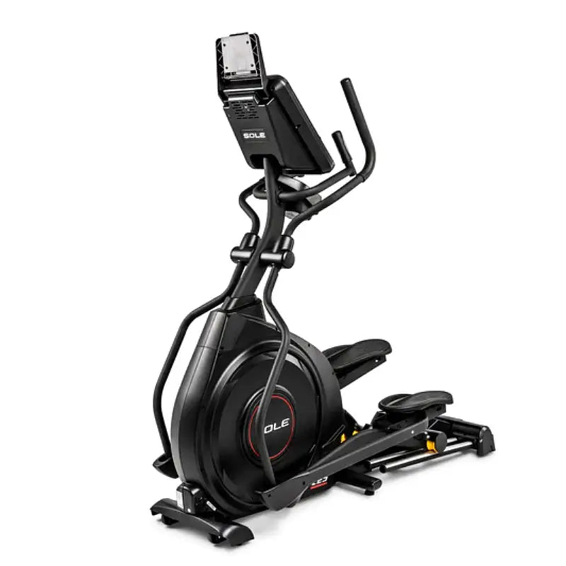 SOLE E25 Elliptical Machine for Home Gym - Low Impact Cardio Workout Equipment with 20 Resistance Levels - Perfect for Small Spaces & Full Body Training (2024 Model) | Ideal for Home Fitness, Weight Loss & Joint-Friendly Exercise