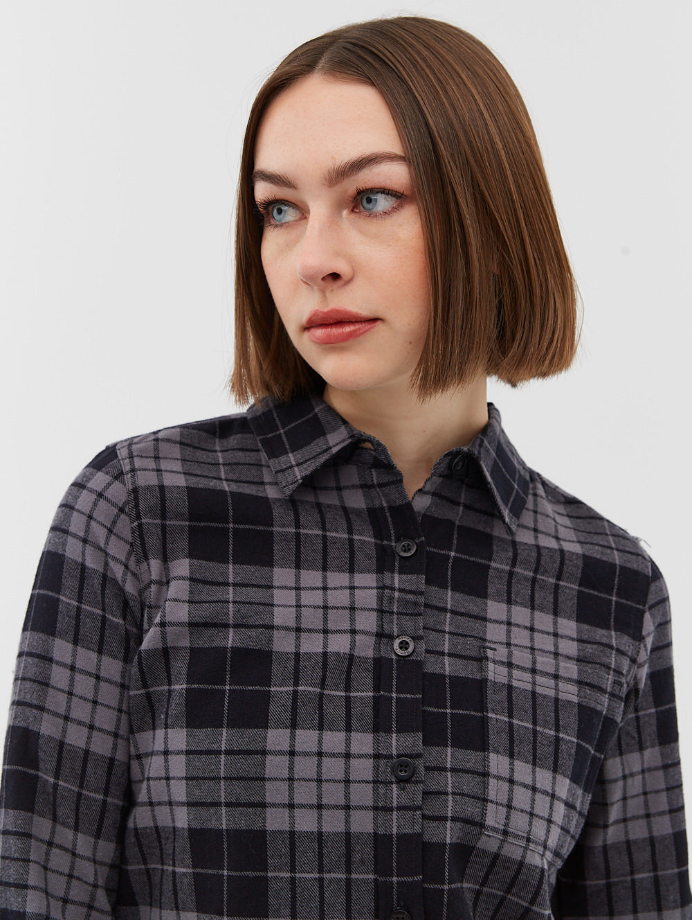 Carlowly Men's Soft Flannel Shirt - Plaid Long Sleeve Button Down Shirt for Casual Wear & Outdoor Activities