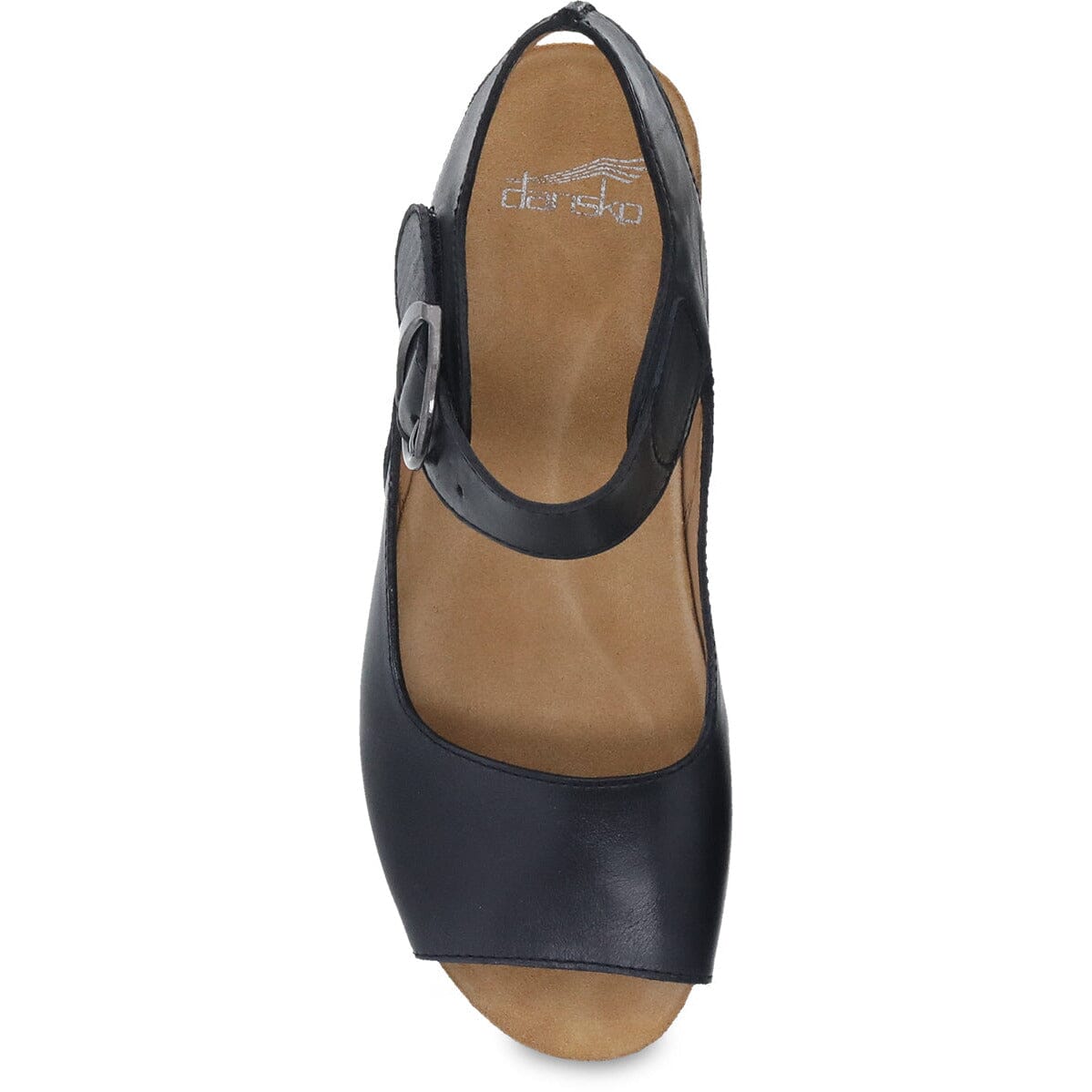 DANSKO TIANA Black Burnished Leather Clogs - Women's Comfort Shoes for Work & Nursing (Final Sale) | Perfect for Healthcare Professionals, Teachers & All-Day Wear