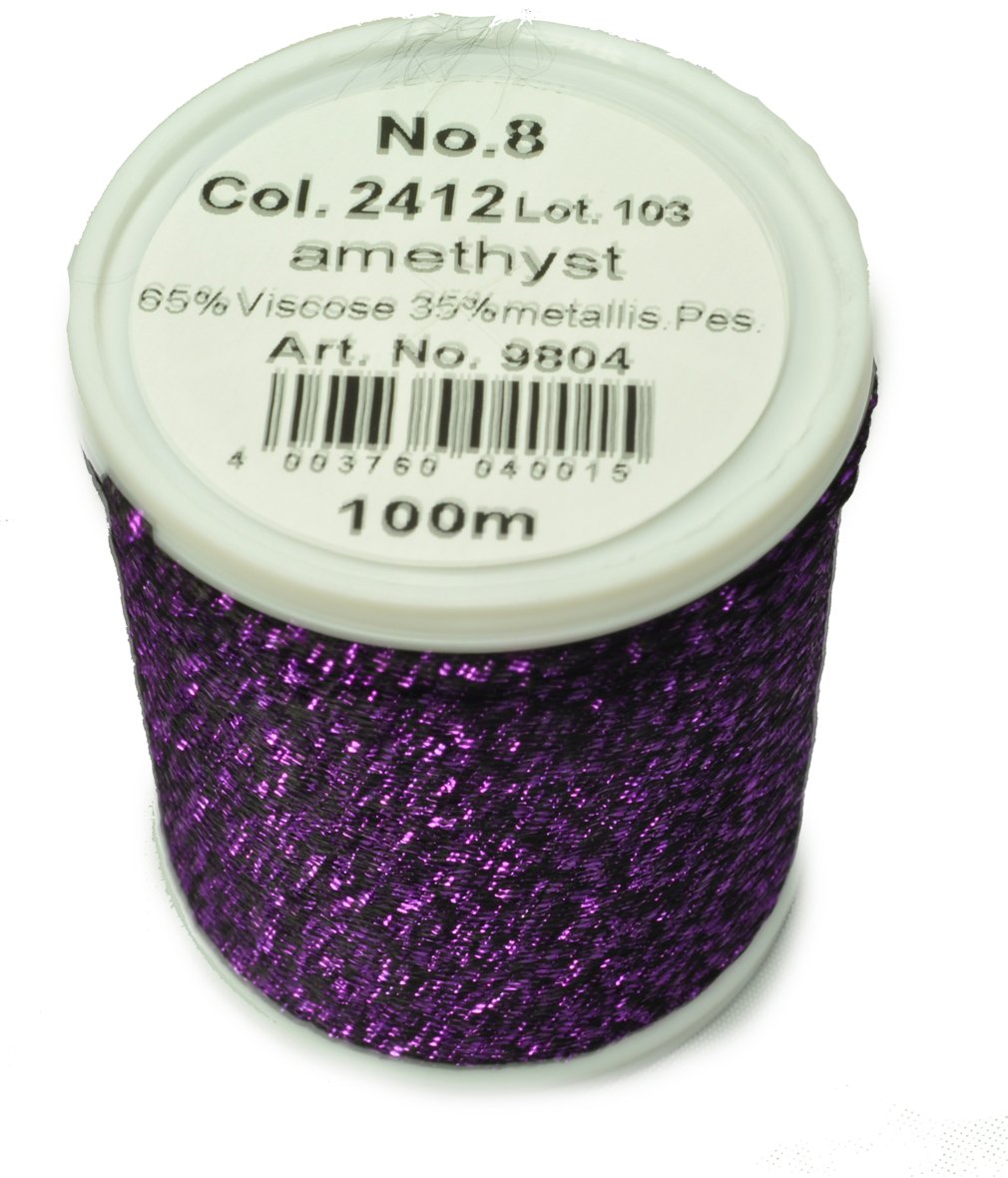 Premium Madeira Sewing Machine Thread - Amethyst Purple (1000m) | High-Quality Polyester Embroidery Thread for Quilting, Dressmaking & Crafting | Smooth, Durable & Vibrant Color for Professional Results